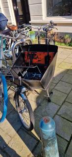 korte bakfiets nl.  met of zonder steco baby mee, Fietsen en Brommers, Fietsen | Bakfietsen, Ophalen, Gebruikt, 2 kinderen, Fietsfabriek