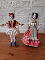 2 paar klederdrachtpoppen samen 3 euro, Verzamelen, Ophalen of Verzenden, Gebruikt, Poppenhuis
