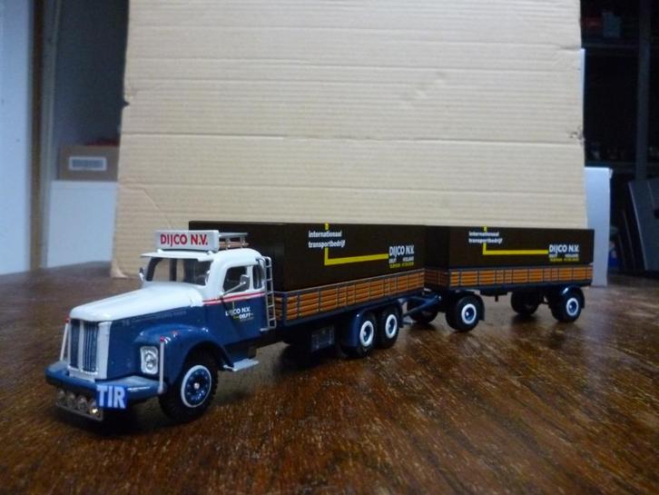 Tekno Scania 76 torpedo Dijco, Hobby en Vrije tijd, Modelauto's | 1:50, Nieuw, Bus of Vrachtwagen, Tekno, Ophalen of Verzenden