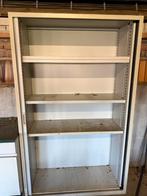 Metalen archiefkast - defecte schuifdeuren, Ophalen, Gebruikt, 100 tot 150 cm, Metaal