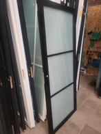 83x201,5cm binnendeur opdek R Staal look zwart SL3, Ophalen, Cando, 80 tot 100 cm, .