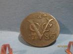 No.930- VOC Duit Zeeland1786  Omgebogen staande 6, Postzegels en Munten, Munten | Nederland, Ophalen of Verzenden, Vóór koninkrijk