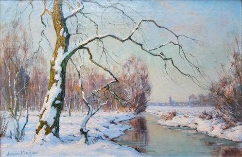 Johan Meijer, 1885-1970, en diverse andere kunstenaars, Antiek en Kunst, Kunst | Schilderijen | Klassiek, Ophalen