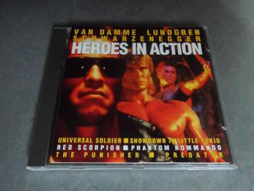 Heroes In Action - Van Damme Lundgren Schwarzenegger - CD beschikbaar voor biedingen