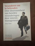Veranderen om te behouden - Interim-management, Ophalen of Verzenden, Zo goed als nieuw, Management