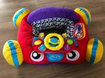 Playgro pluchen zit- speelauto, Kinderen en Baby's, Speelgoed | Babyspeelgoed, Ophalen, Zo goed als nieuw, Overige typen, Met geluid