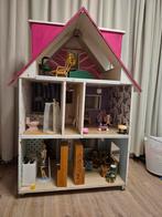 Barbiehuis zonder meubeltjes en barbies, Kinderen en Baby's, Speelgoed | Poppenhuizen, Ophalen, Gebruikt, Poppenhuis