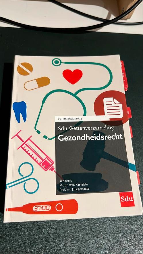Sdu Wettenverzameling Gezondheidsrecht 2022-2023, Boeken, Studieboeken en Cursussen, Zo goed als nieuw, HBO, Verzenden