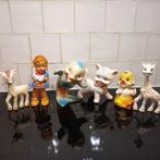 6 vintage piepbeesten, Ophalen of Verzenden