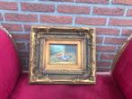 leuk schilderij, eenden bij een boerenschuur, Antiek en Kunst, Ophalen of Verzenden