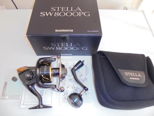 Big Game Shimano Stella SW-B 8000 PG Molen Made in Japan., Watersport en Boten, Hengelsport | Zeevissen, Nieuw, Molen, Ophalen of Verzenden