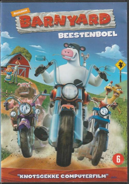 Barnyard Beestenboel (2006) Nickelodeon dvd, Cd's en Dvd's, Dvd's | Tekenfilms en Animatie, Zo goed als nieuw, Ophalen of Verzenden