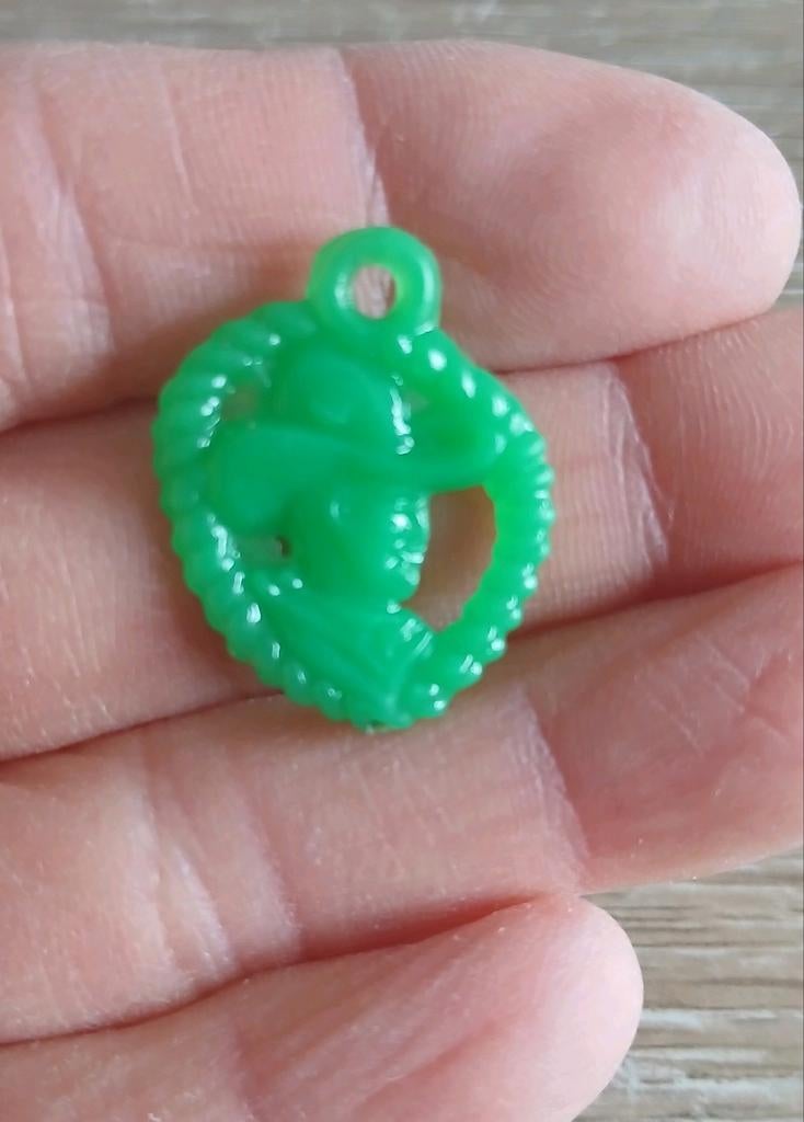 Western cowboy hanger van groen plastic, Verzamelen, Ophalen of Verzenden, Overige typen