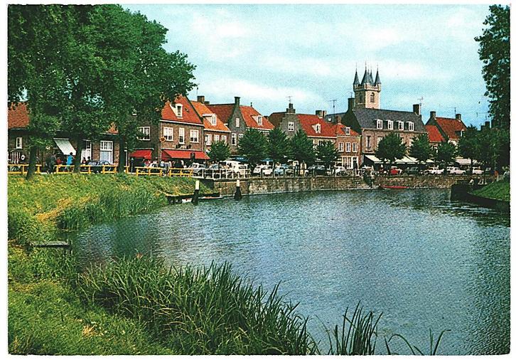 909473 Sluis Zeeland 1966 kade Nette oude kaart Onbeschreven, Verzamelen, Ansichtkaarten | Nederland, Ongelopen, Zeeland, 1960 tot 1980