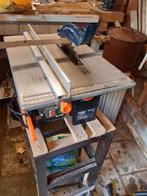 Tafel zaag op houten onderstel, Doe-het-zelf en Verbouw, Ophalen, Gebruikt, Cirkelzaag, Ferm