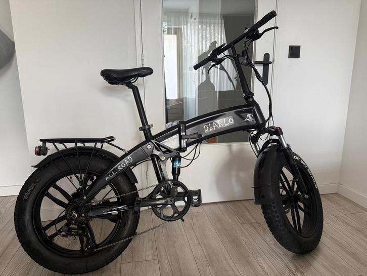 Elektrische vouwfiets Fatbike, Fietsen en Brommers, Fietsen | Vouwfietsen, Zo goed als nieuw, Heren, Overige merken, 20 inch of meer