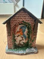 Efteling kersthuisje, Sprekende papagaai., Verzamelen, Ophalen of Verzenden, Zo goed als nieuw, Beeldje of Poppetje