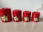 Kerst blikken 4-in-1, Ophalen of Verzenden, Zo goed als nieuw, Overige materialen, Minder dan 25 cm
