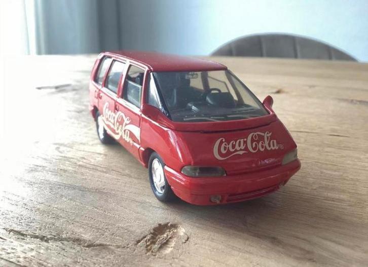Renault Espace “ Coca Cola” van Solido, Hobby en Vrije tijd, Modelauto's | 1:43, Zo goed als nieuw, Auto, Solido, Ophalen of Verzenden