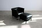 vintage fauteuil + hocker | A. Citterio | Moroso, Huis en Inrichting, Fauteuils, Gebruikt, ., Minder dan 75 cm, Ophalen of Verzenden