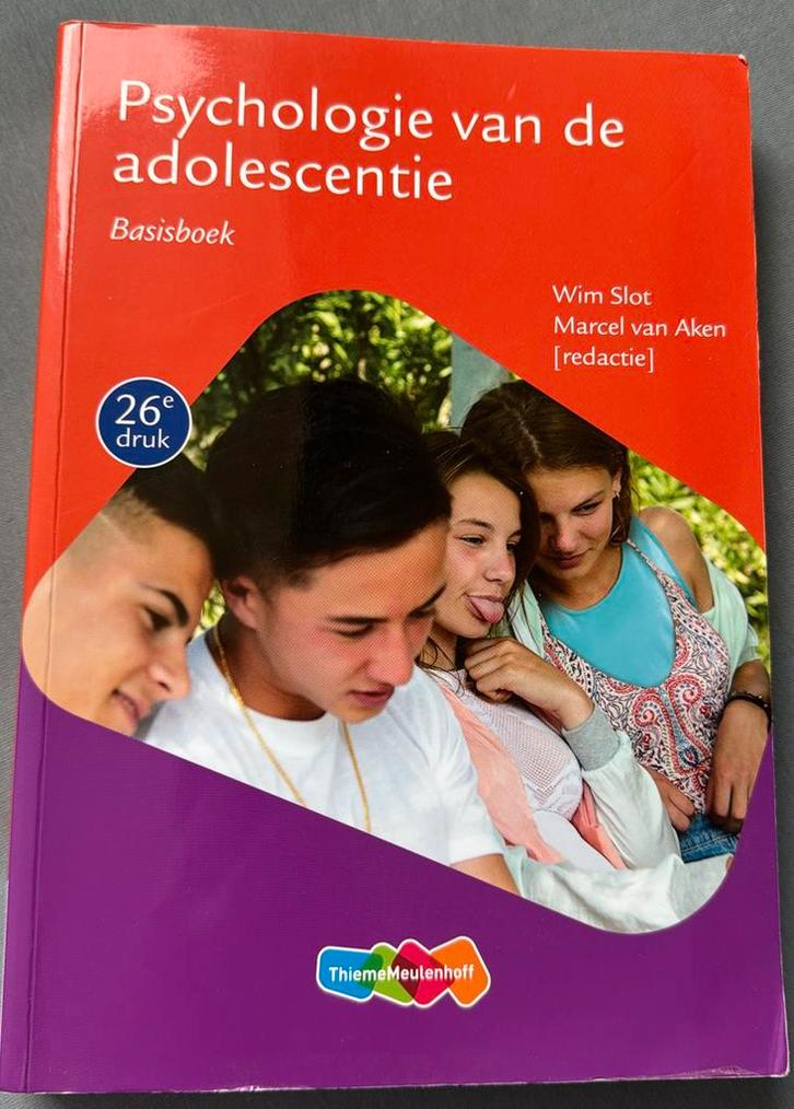 Wim Slot - Psychologie van de adolescentie, Boeken, Psychologie, Zo goed als nieuw, Verzenden