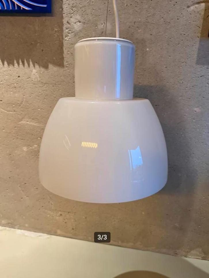 Álvaro Siza - 3x glazen design hanglamp, Huis en Inrichting, Lampen | Hanglampen, Zo goed als nieuw, Minder dan 50 cm, Glas, Ophalen