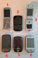 6 oude mobiele telefoons – Motorola, BlackBerry, HTC, enz, Telecommunicatie, Mobiele telefoons | Overige merken, Ophalen of Verzenden