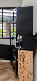 Vitrinekast (110 Cm) metaal glas., Huis en Inrichting, Kasten | Overige, Ophalen, Gebruikt