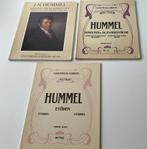 3 pianoboeken Hummel,etuden,sonaten ud klavierstucke 1 en 2, Muziek en Instrumenten, Ophalen of Verzenden, Zo goed als nieuw, Les of Cursus