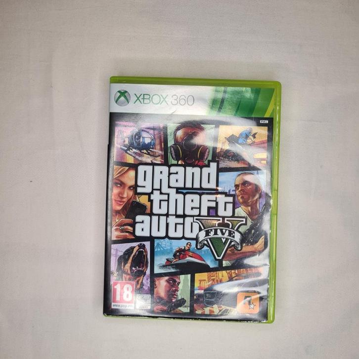 Xbox 360 Grand Theft Auto GTA5, Spelcomputers en Games, Games | Xbox 360, Gebruikt, Avontuur en Actie, 1 speler, Vanaf 18 jaar