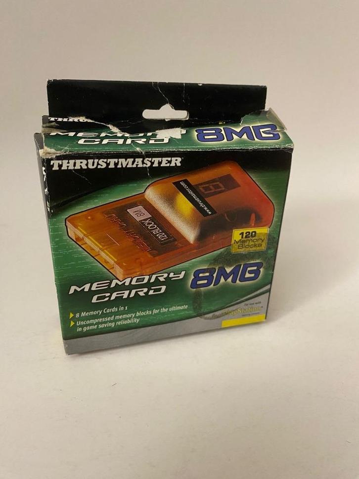 Playstation memory card in box, Spelcomputers en Games, Spelcomputers | Sony PlayStation 2, Zo goed als nieuw, Met 1 controller