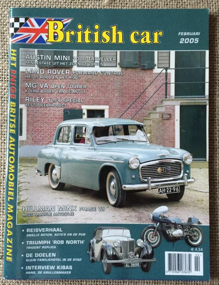 British Car: Austin Mini 1000 Traveller, Hillman Minx Ph. 7, Boeken, Auto's | Folders en Tijdschriften, Zo goed als nieuw, Algemeen