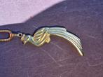 Pauw met ketting 6gram ,kettingdun ,45 cm lang., Sieraden, Tassen en Uiterlijk, Broches, Minder dan 4 cm, Ophalen of Verzenden