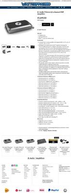 JL Audio VX1000/5I 5 kanaals DSP Versterker, Auto diversen, Autospeakers, Hifi-Focus, Aalsmeerderweg 173 1432 CL, Aalsmeer, Nieuw