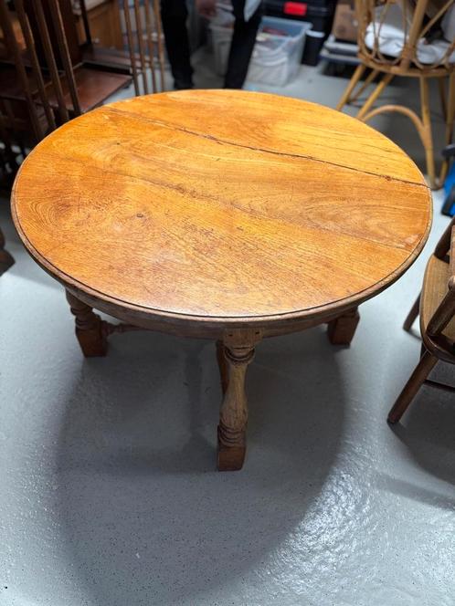 Vintage, antiek salontafel, tafeltje hout, Antiek en Kunst, Antiek | Meubels | Tafels, Ophalen