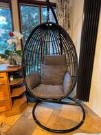 Moderne hangstoel met kussens - voor binnen en buiten, Tuin en Terras, Ophalen, Gebruikt, Aluminium