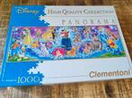 Disney Clementoni Panorama 1000 stukjes, Ophalen of Verzenden, Minder dan 500 stukjes, Zo goed als nieuw