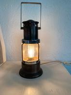 leuke oude lamp model lantaarn, Ophalen of Verzenden, Zo goed als nieuw, Glas, Minder dan 50 cm