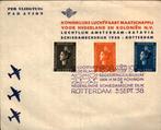 Rotterdam - FFC - Nederlands Indië - 1938, Postzegels en Munten, Brieven en Enveloppen | Nederland, Ophalen of Verzenden, Envelop
