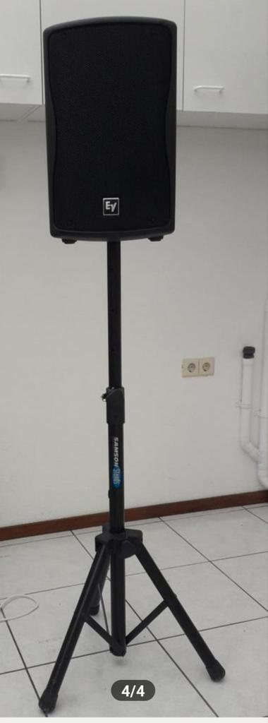 Set Electro Voice speakers met Samson standaard, Audio, Tv en Foto, Luidsprekers, Front, Rear of Stereo speakers, 120 watt of meer