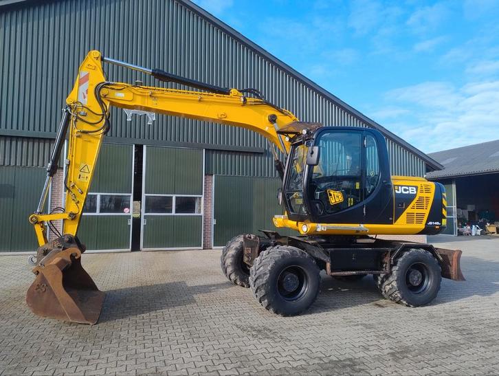 JCB JS145W mobiele kraan, Zakelijke goederen, Machines en Bouw | Kranen en Graafmachines, Graafmachine, Ophalen of Verzenden