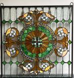 Glas in lood raam, om op te hangen 61x 61,5 cm, Ophalen, Gebruikt, Minder dan 80 cm, Overige typen