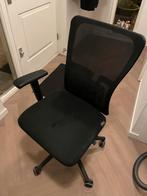 Zwarte bureaustoel - 1 armleuning afgebroken, Huis en Inrichting, Ophalen, Gebruikt, Zwart, Bureaustoel