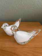 Glasvogels / Mondgeblazen / Kunst / Designglas 2 stuks, Ophalen of Verzenden