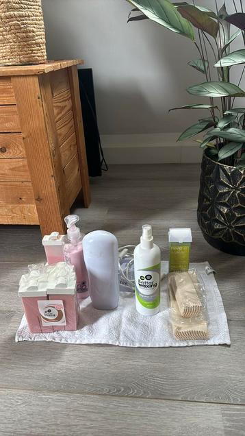 Complete hars/wax set beschikbaar voor biedingen