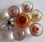 Bewerkte glas kralen 2 cm, Verzenden, Nieuw, Kraal