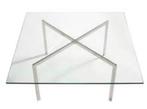 Replica Barcelona glazen salontafel! €139,50, Eén persoon, Cadeaubon, Overige typen