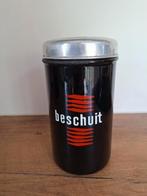 Zwart emaille beschuitbus Amsterdamse school, Antiek en Kunst, Ophalen of Verzenden