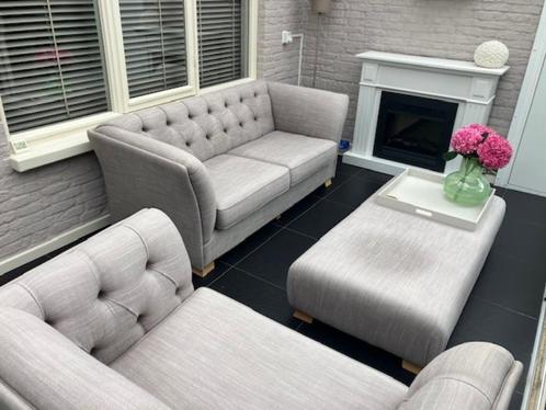 Hocker, Huis en Inrichting, Banken | Voetenbanken en Poefen, Gebruikt, 50 tot 75 cm, 125 cm of meer, Rechthoekig, Stof, Ophalen