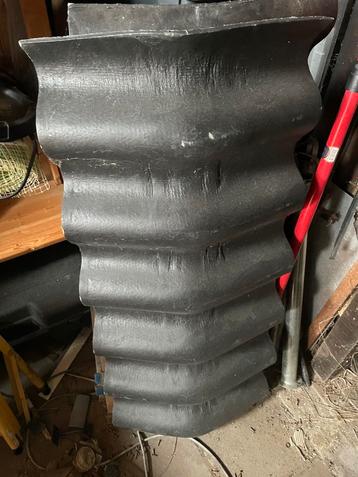 3 nokstukken voor veselcement platen. beschikbaar voor biedingen